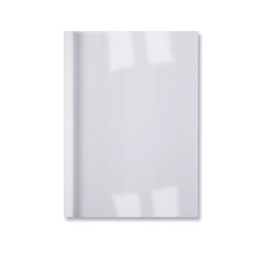 Lot de 100 LinenWeave Plats de couverture thermique 3 mm blanc GBC