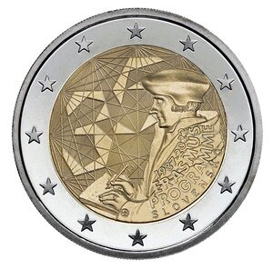Pièce de monnaie 2 euro commémorative Slovaquie 2022 - Programme Erasmus