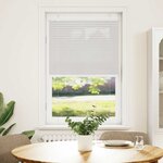 vidaXL Store plissé gris clair 80x100 cm largeur du tissu 79 4 cm