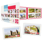 Carnet 12 timbres - Notre Patrimoine - Lettre Verte