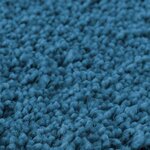 vidaXL Tapis de bain Bleu 50 x 80 cm Polypropylène