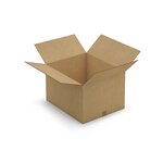 Caisse carton brune double cannelure renforcée raja 58 5x48 5x37 cm (lot de 5)