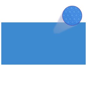 vidaXL Couverture de piscine Bleu 400 x 200 cm PE