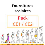 Kit de fournitures scolaires pour un·e élève de CE1/CE2