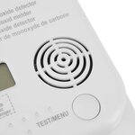 Smartwares détecteur de monoxyde de carbone 2 packs 12x9x3 5 cm blanc