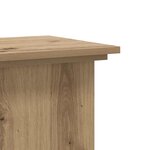 vidaXL Support pour plantes 33x33x80 cm bois d'ingénierie