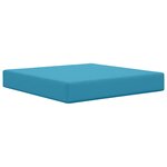 vidaXL Coussin de canapé d'extérieur 2 Pièces Bleu royal Polyester