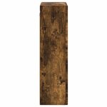 vidaXL Armoire suspendue avec étagère Chêne fumé 59 x 20 x 71 5 cm