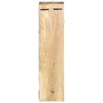 vidaXL Casier à bouteilles pour 5 bouteilles Bois de manguier massif