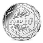 Harry potter et la chambre des secrets - monnaie de 10€ argent colorisée