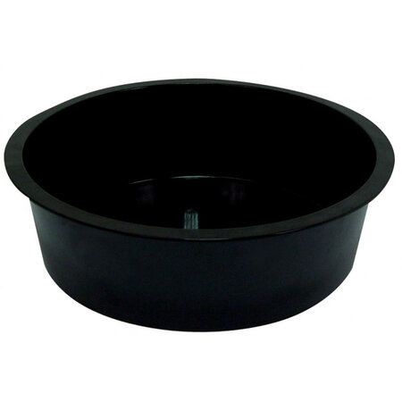 Bac rond mélaminé couleur noire contenance 4.5l ø307xh-90 h mm - l2g -  - mélamine x90mm