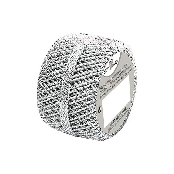 SUSY CARD Ficelle décorative "Cordonnet"  argent  20m