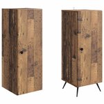 vidaXL Ensemble de Meubles 2 Pièces Bois ancien Bois d'ingénierie