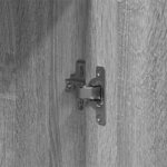 vidaXL Armoire Gris Sonoma 55 x 25 x 189 cm Bois d'ingénierie