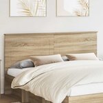 vidaXL Tête de lit Chêne Sonoma 180 cm Bois d'ingénierie