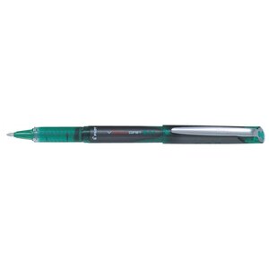 Stylo roller v-ball grip pointe métal large 1 mm encre liquide vert x 12 pilot