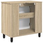 vidaXL Unité de vanité de salle de bain Chêne Sonoma 60 x 35 x 60 cm