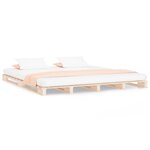 vidaXL Lit de palette 120x190 cm Bois pin massif Petit Double