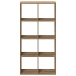 vidaXL Étagère séparatrice de pièce chêne artisanal 69 5x29x137 5 cm