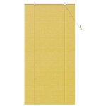 vidaXL Stores et Occultants avec des rideaux Jaune Bambou