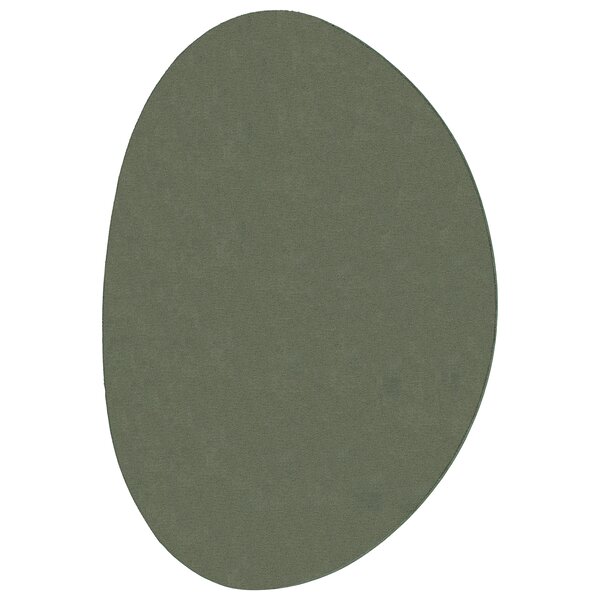 vidaXL Tapis Vert forêt 140 x 200 cm 100  Polyester