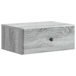 vidaXL Cabinet de chevet mural Sonoma gris 49 x 34 5 x 20 cm