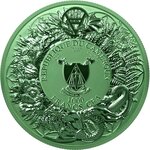 Pièce de monnaie en Argent 1000 Francs g 62.2 (2 oz) Millésime 2026 Slavic Bestiary DOMOWIK SPACE GREEN