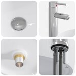 vidaXL Vanité de lavabo mural Chêne Sonoma 49 5 x 44 5 x 66 cm