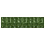 vidaXL Écran de balcon avec feuilles Vert 400 x 100 cm