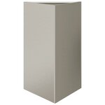 vidaXL Jardinières 2 Pièces triangulaire 50x43x75 cm acier corten
