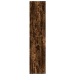vidaXL Buffet haut chêne fumé 30x41x185 cm bois d'ingénierie