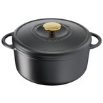 TEFAL Cocottes fonte d'acier Pierre Gagnaire Heritage - Ronde - 25 cm - 5,1L