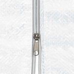 vidaXL Mur de tente de fête 2 Pièces Blanc 400 x 195 cm PE et acier