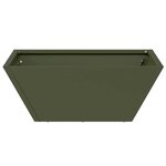 vidaXL Jardinière en Bol pour le Jardin Olive 40x40x15 cm - Acier
