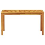vidaXL Ensemble de salle à manger pour jardin 5 Pièces Marron