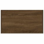 vidaXL Armoire de bain Chêne marron 60x33x80 cm Bois d'ingénierie