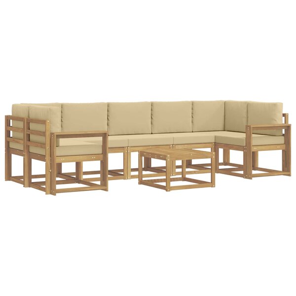 vidaXL Ensemble de canapés d'extérieur 6 Pièces
