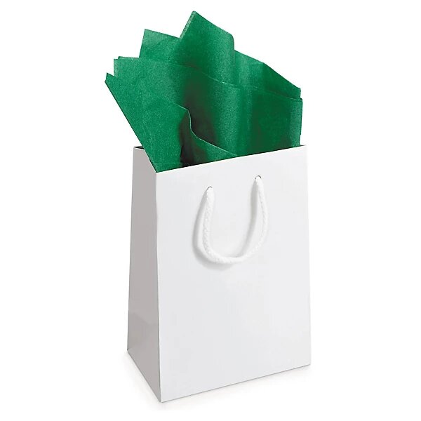 Papier de soie en rame vert sapin 50 x 75 cm (lot de 480)