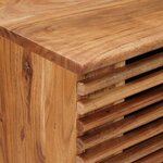 vidaXL Table de chevet faite main Marron Teck 40 x 30 x 60 cm
