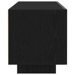 vidaXL Meuble TV Noir 160 x 35 x 40 cm Bois d'ingénierie