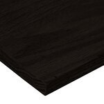 vidaXL Marches d'escalier 12 Pièces marron foncé 90x30x2 cm chêne massif