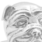 vidaXL Serre-livres 2 Pièces Argent 8 x 12 x 16.5 cm Aluminium