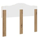 vidaXL Tête de lit Chêne artisanal 135 cm Bois d'ingénierie