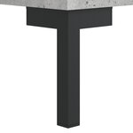 vidaXL Buffet gris béton 69 5x34x90 cm bois d'ingénierie