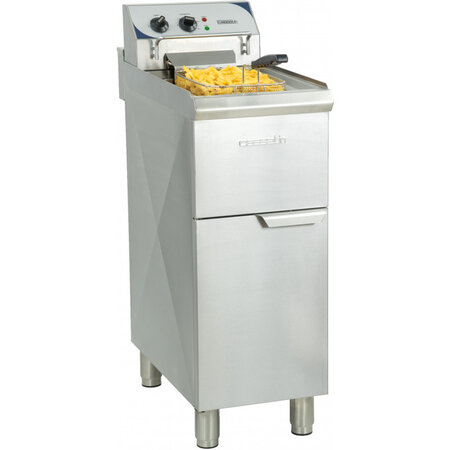 Friteuse professionnelle électrique sur coffre - 10 litres - 9000 watts - casselin -  -