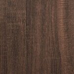 vidaXL Bibliothèque Marron Bois d'ingénierie