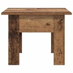 vidaXL Table basse Bois ancien 55 x 55 x 42 cm Bois d'ingénierie