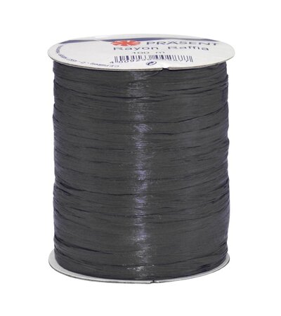 Le raphia kraftel  rayon-raffia 100-m-bobine noir