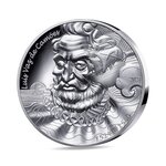 L'Art de la Plume - Luís Vaz de Camões Monnaie de 20 € Argent 1 Oz Haut Relief