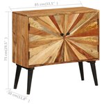 vidaXL Buffet Bois de manguier massif 85x30x75 cm